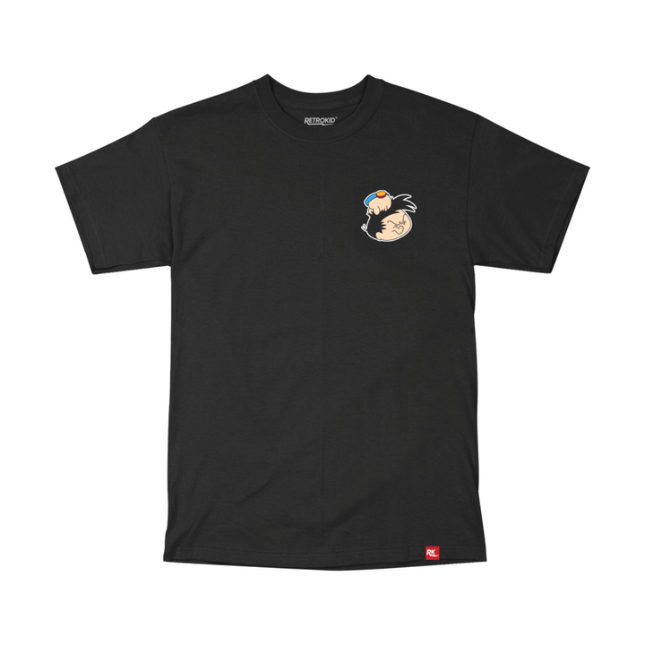 Bobby's World Bobby Generic Retrokid 90s Retro Howie Mandel Officially Licensed Black T-Shirt It's Noogie Time Uncle Ted