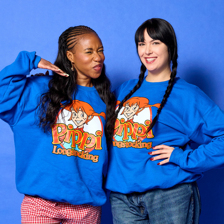 Nelvana Pippi Longstocking Crewneck - Royal Blue