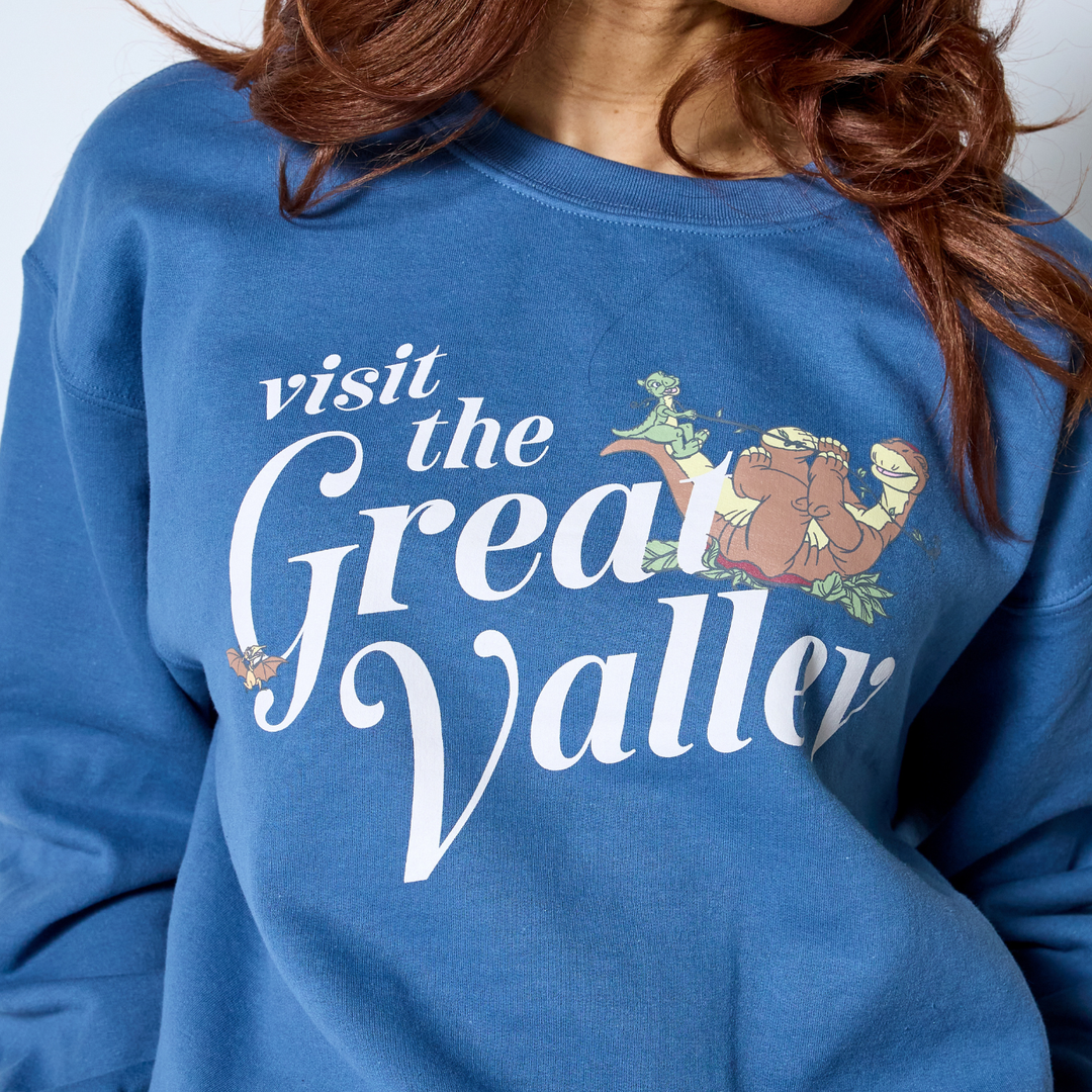 The Land Before Time Great Valley Crewneck - Indigo