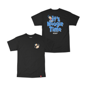 Bobby's World Bobby Generic Retrokid 90s Retro Howie Mandel Officially Licensed Black T-Shirt It's Noogie Time Uncle Ted
