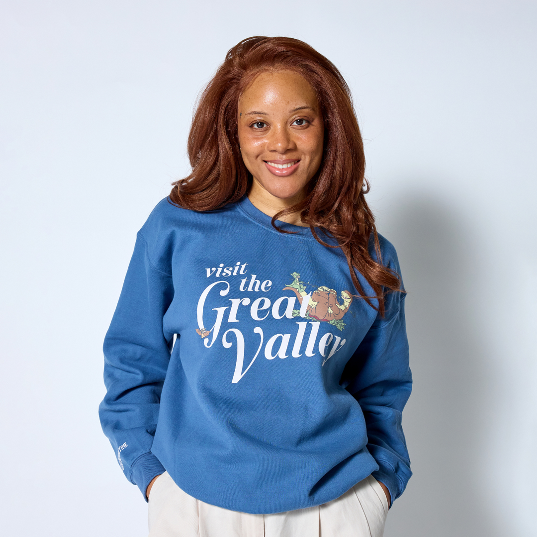 The Land Before Time Great Valley Crewneck - Indigo