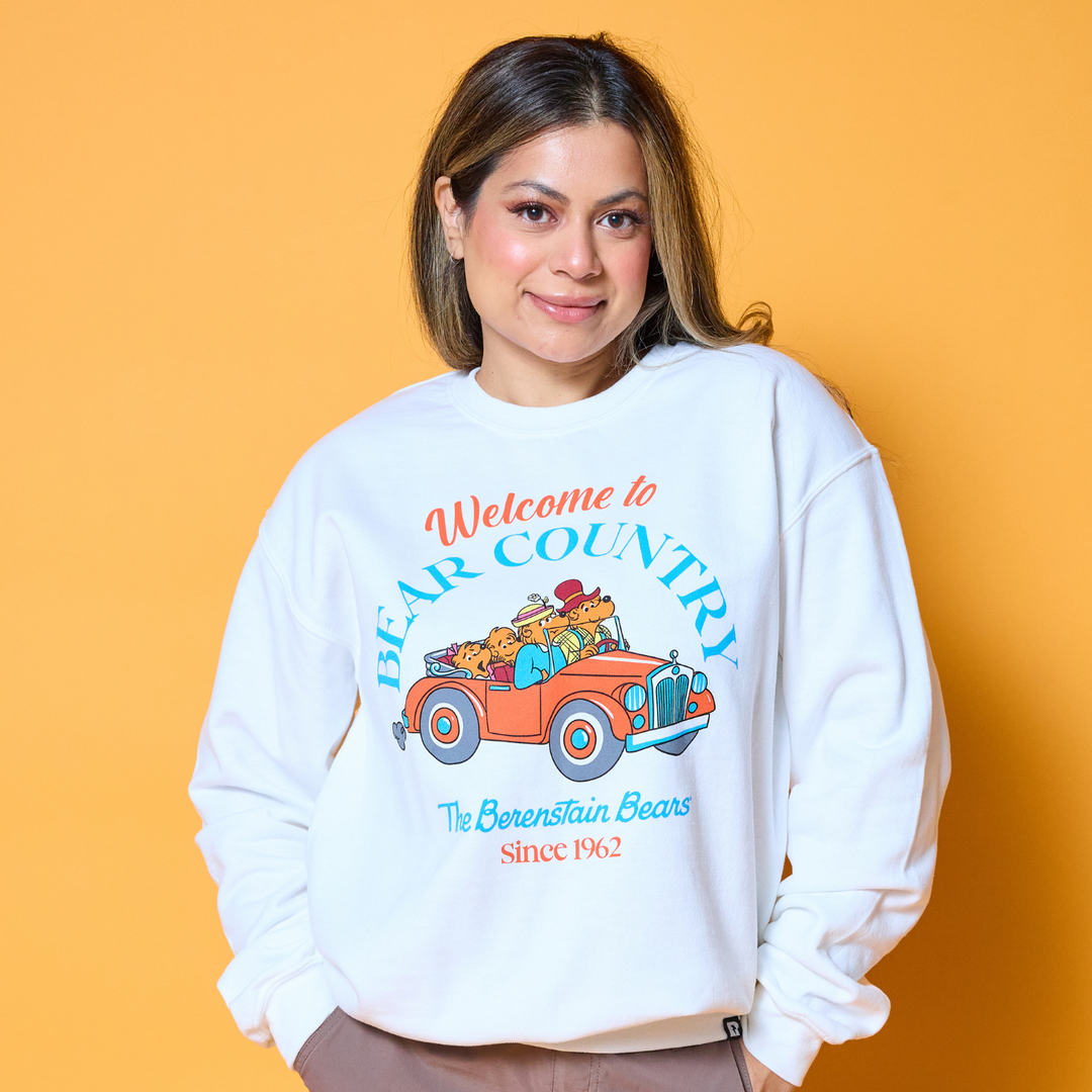 Berenstain Bears Country Crewneck - White