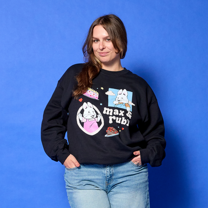 Nelvana Max & Ruby Crewneck - Black