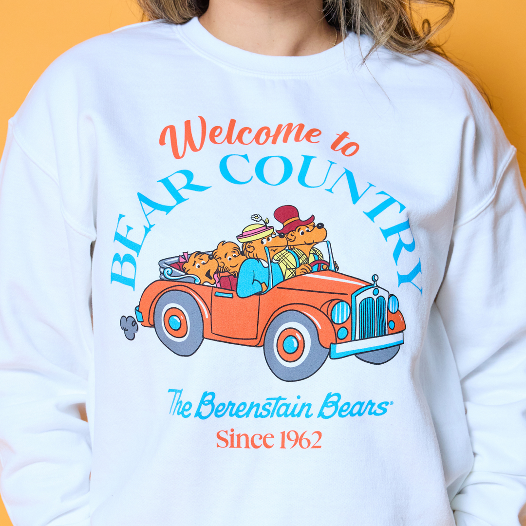 Berenstain Bears Country Crewneck - White
