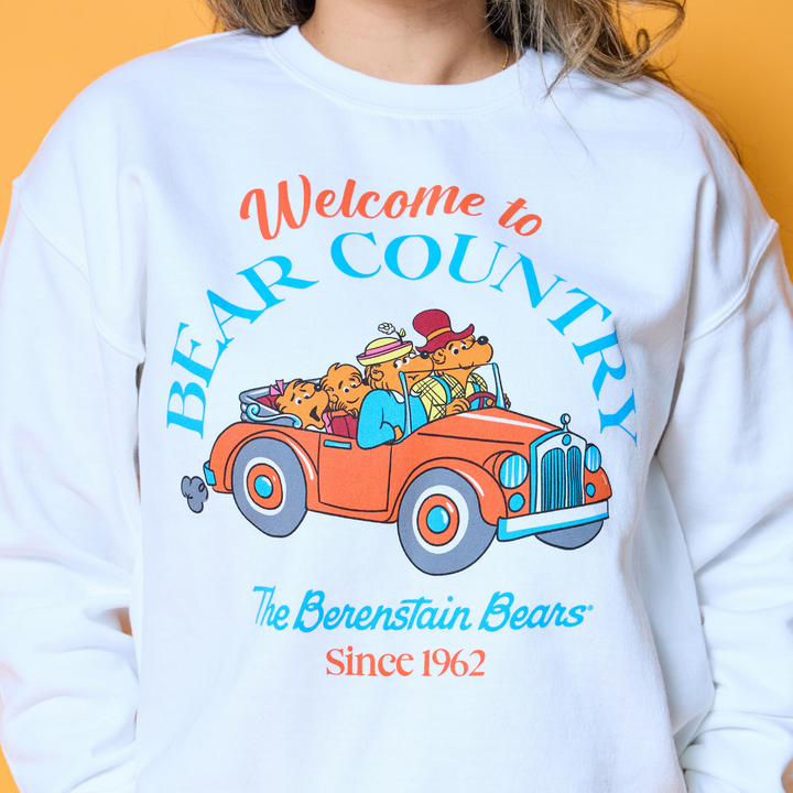 Berenstain Bears Country Crewneck - White