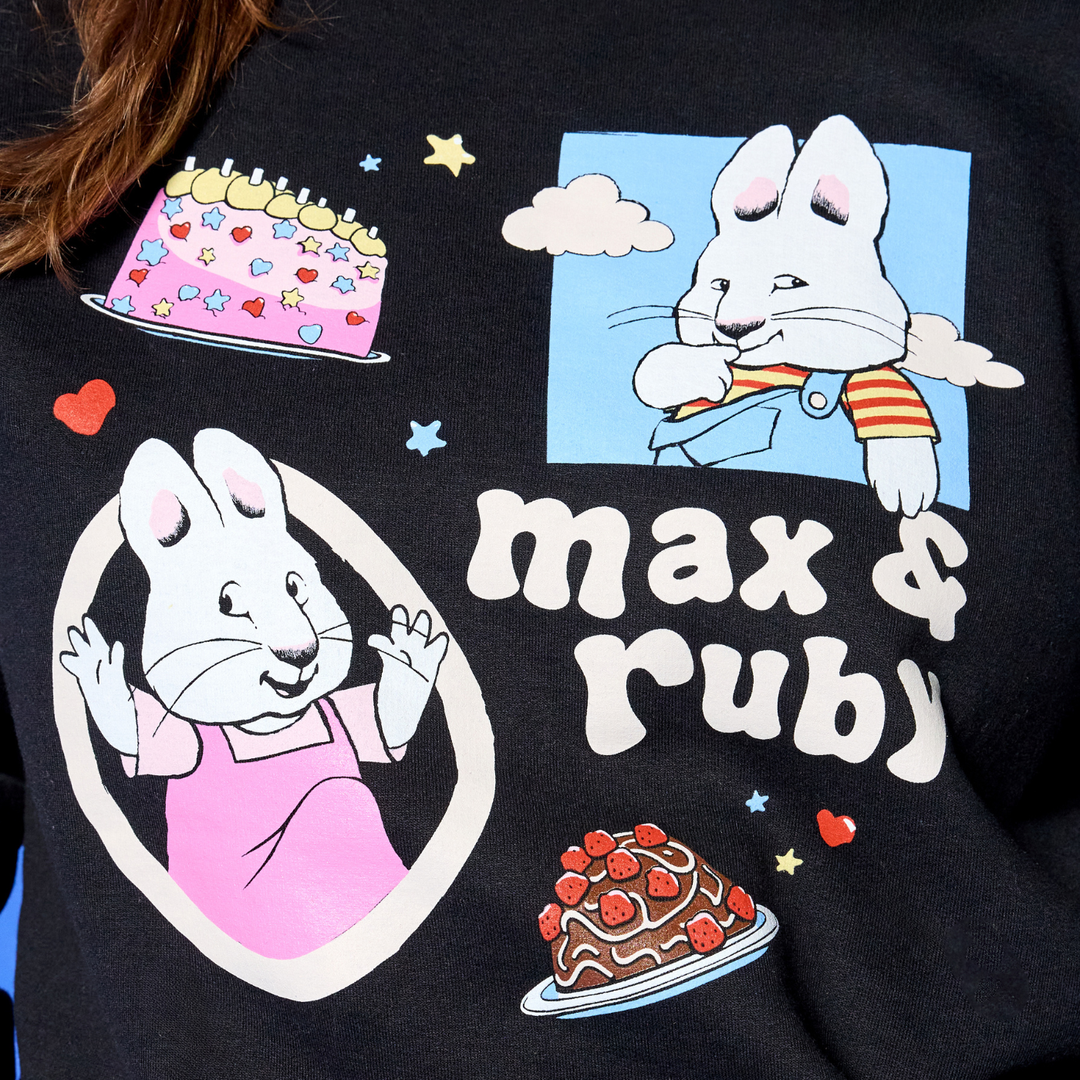Nelvana Max & Ruby Crewneck - Black