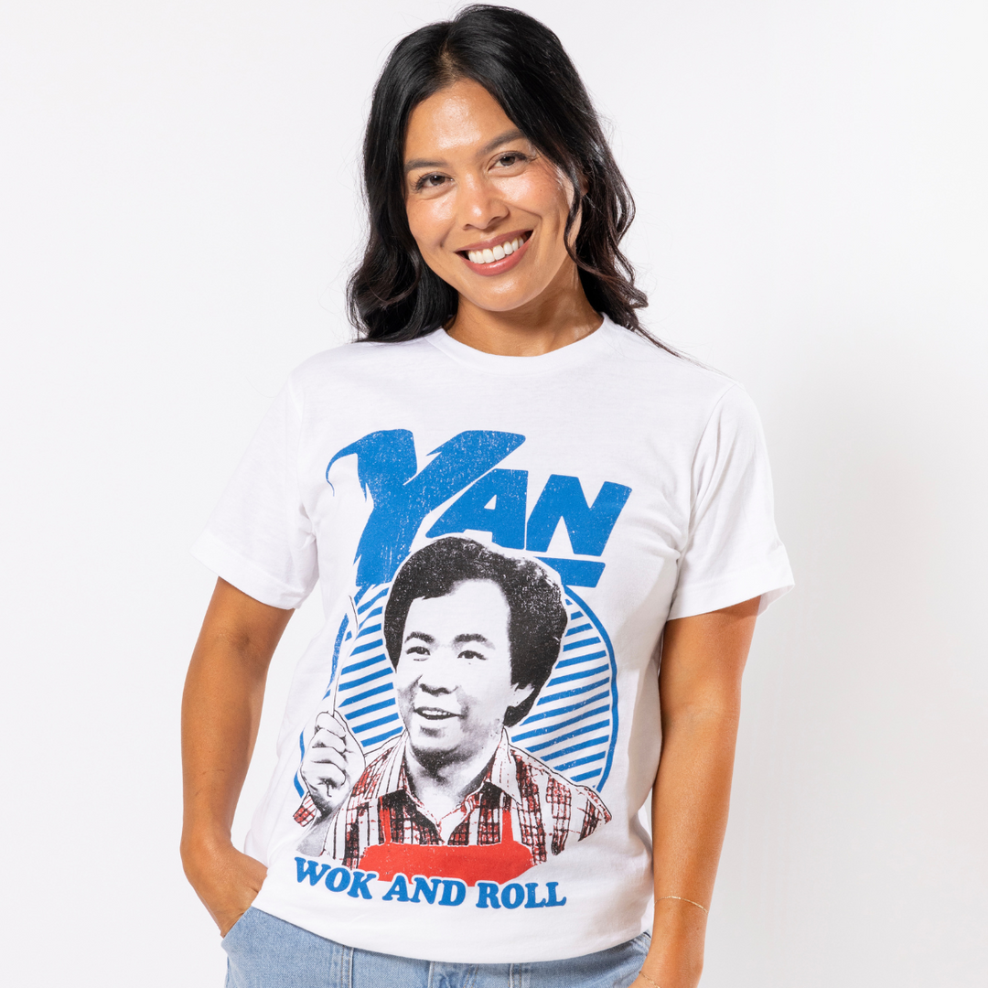 Wok With Yan Stephen Yan Wok and & Roll T-Shirt White