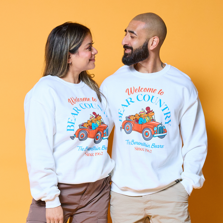 Berenstain Bears Country Crewneck - White