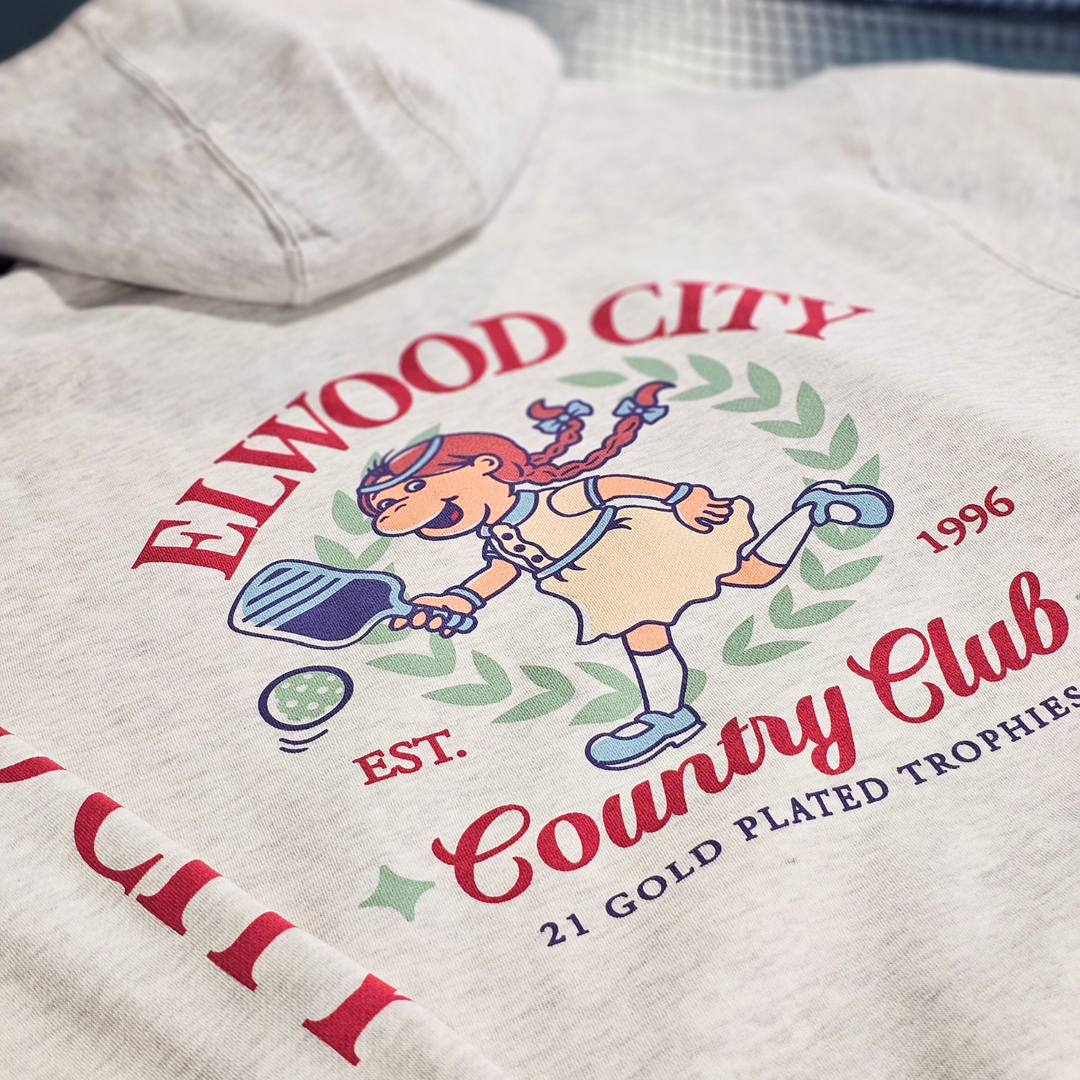 Arthur Elwood City Country Club Hoodie - Heather Oatmeal