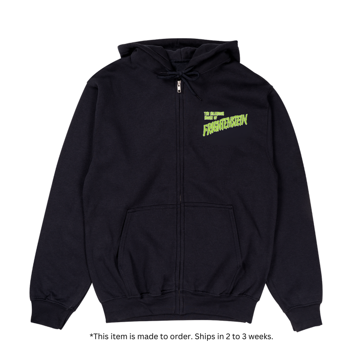 Hilarious House of Frightenstein Frankenstone Full-Zip Hoodie - Black [Made to Order]