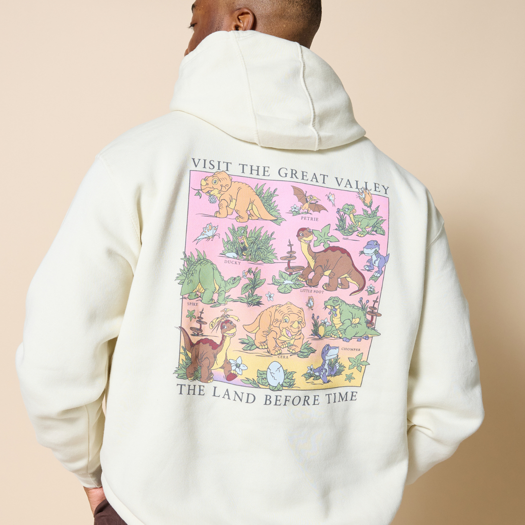 The Land Before Time Great Valley Hoodie - Bone