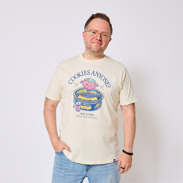 Retrokid Originals Sew Sorry T-Shirt - Ivory