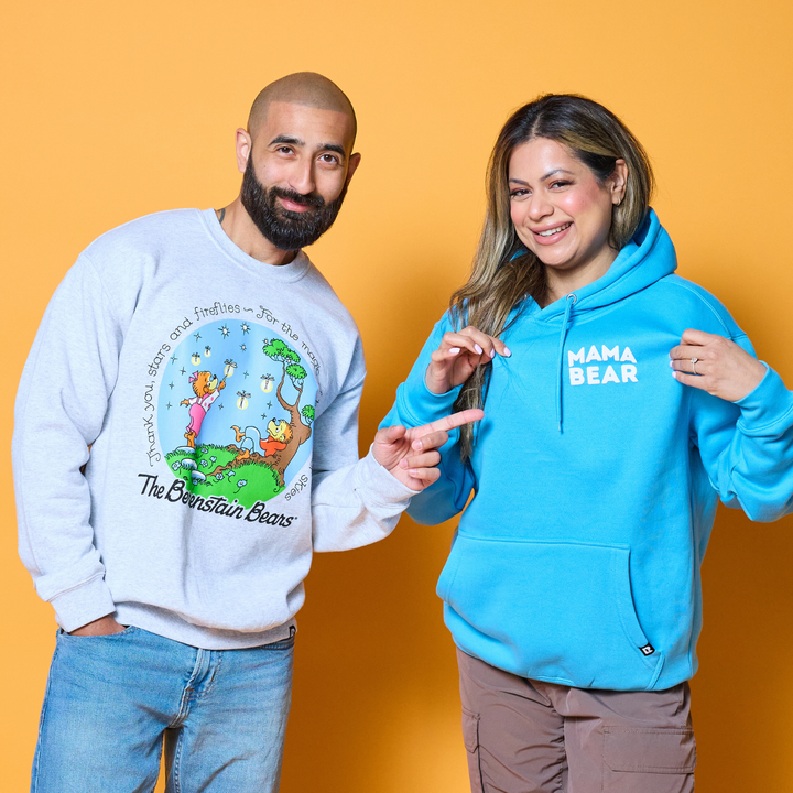 Berenstain Bears Summer Skies Crewneck - Heather Grey