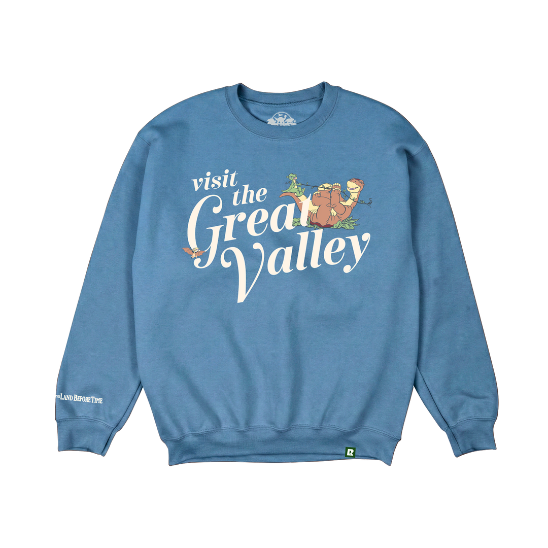 The Land Before Time Great Valley Crewneck - Indigo