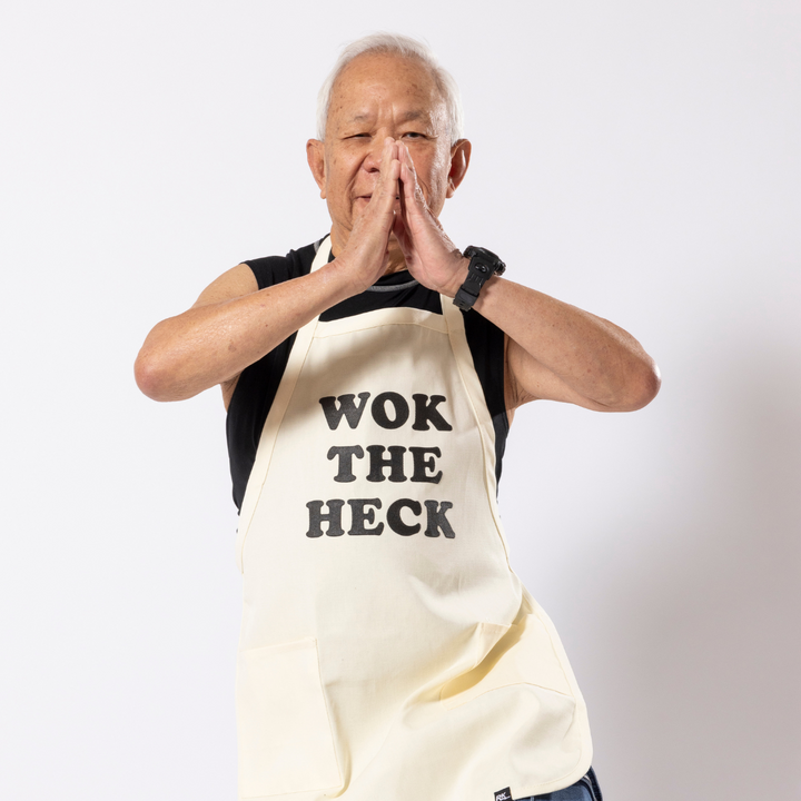 Wok With Yan Apron Wok The Heck Stephen Yan Wok Pun 