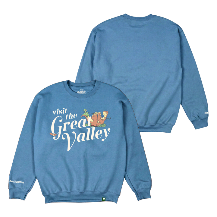 The Land Before Time Great Valley Crewneck - Indigo