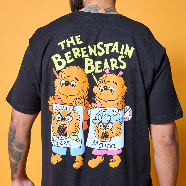 Berenstain Bears Art Attack T-Shirt - Black