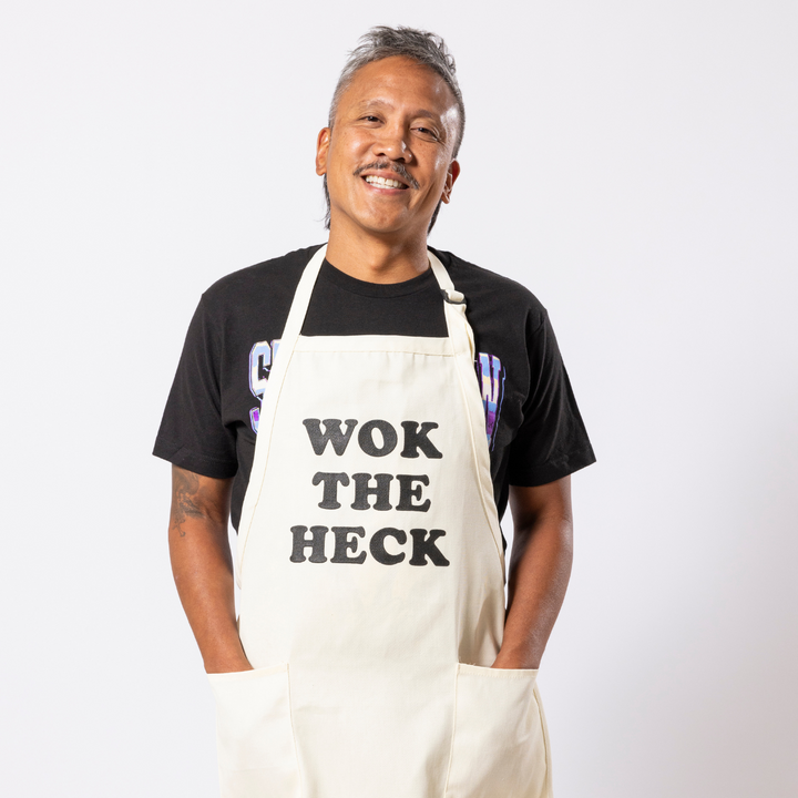 Wok With Yan Apron Wok The Heck Stephen Yan Wok Pun 