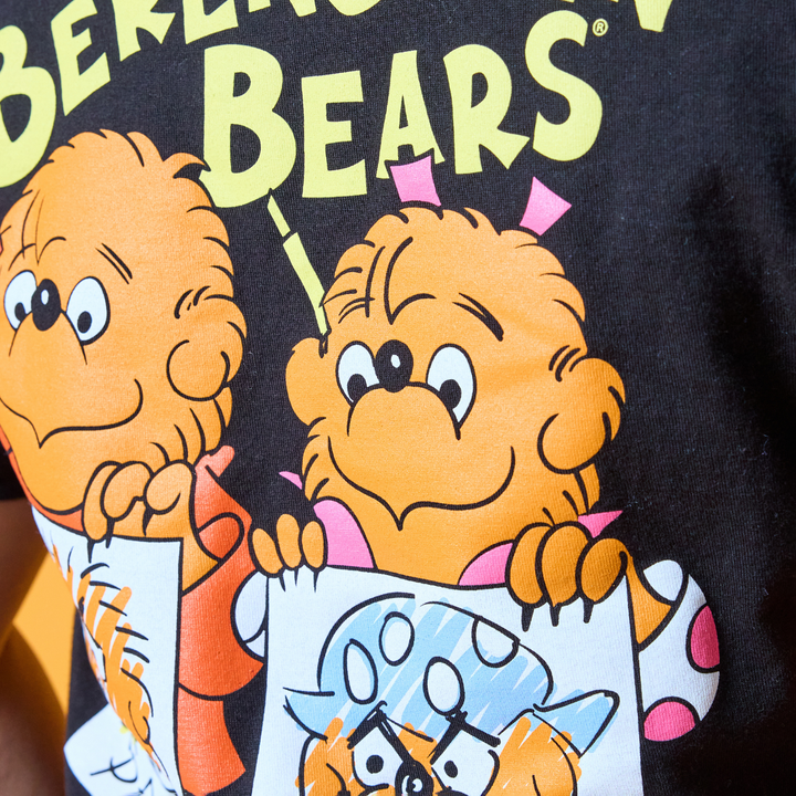 Berenstain Bears Art Attack T-Shirt - Black