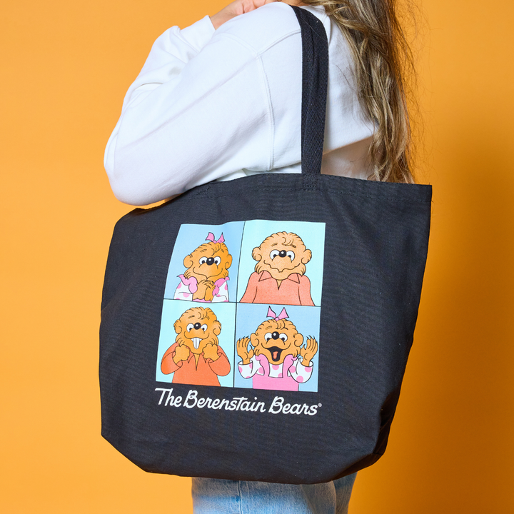 Berenstain Bears Bunch Book Bag - Black