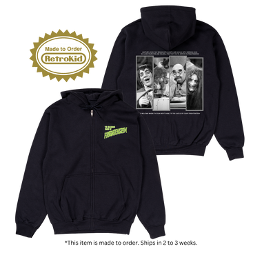 Hilarious House of Frightenstein Frankenstone Full-Zip Hoodie - Black [Made to Order]