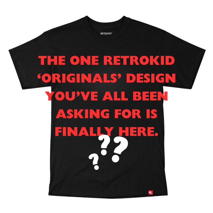 Retrokid Originals Mystery T-Shirt - Black