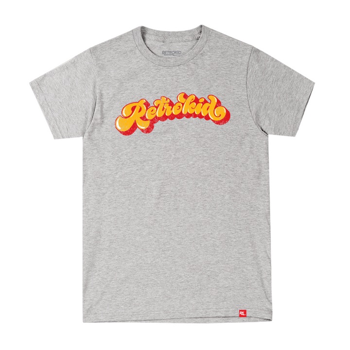 Retrokid Originals Groove T-Shirt - Heathered Grey