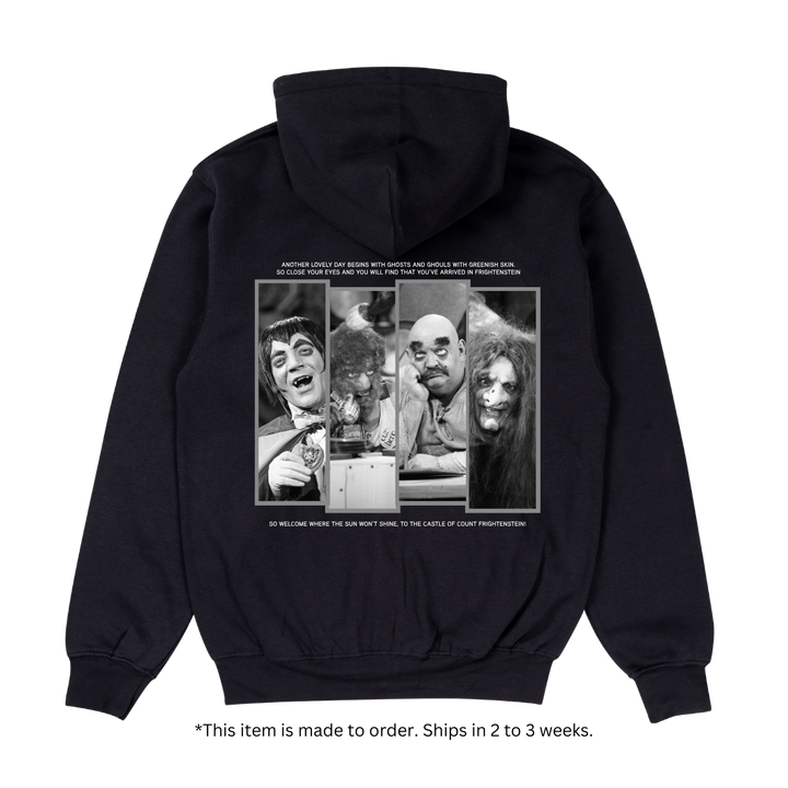 Hilarious House of Frightenstein Frankenstone Full-Zip Hoodie - Black [Made to Order]