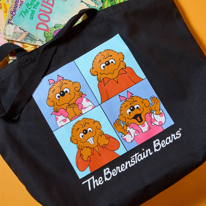 Berenstain Bears Bunch Book Bag - Black