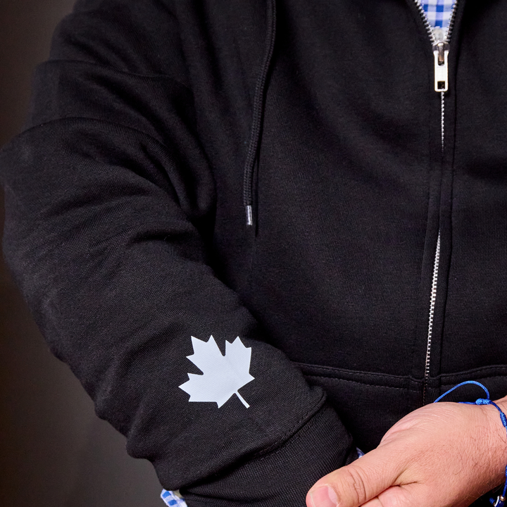 SCTV Crew Full-Zip Hoodie - Black