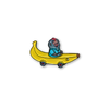 Richard Scarry Banana Car Enamel Pin