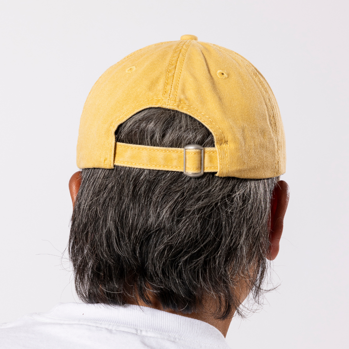 Wok With Yan Stephen Yan Logo Hat Mustard Yellow 