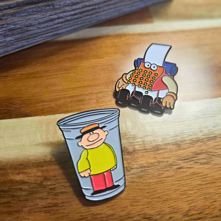 Sesame Street Typewriter Guy Pin