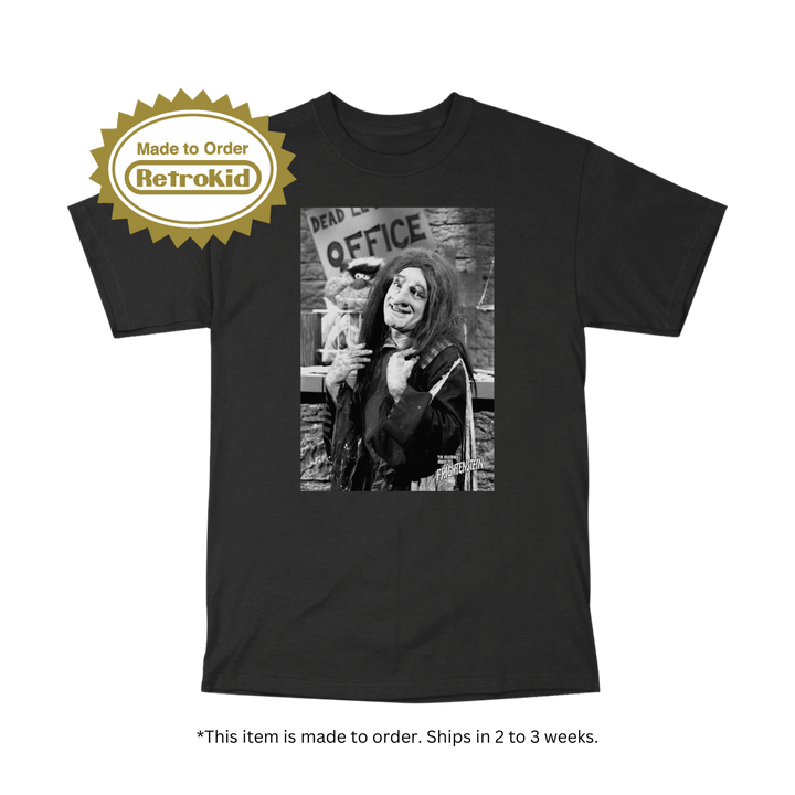Hilarious House of Frightenstein Grizelda T-Shirt - Black [Made to Order]