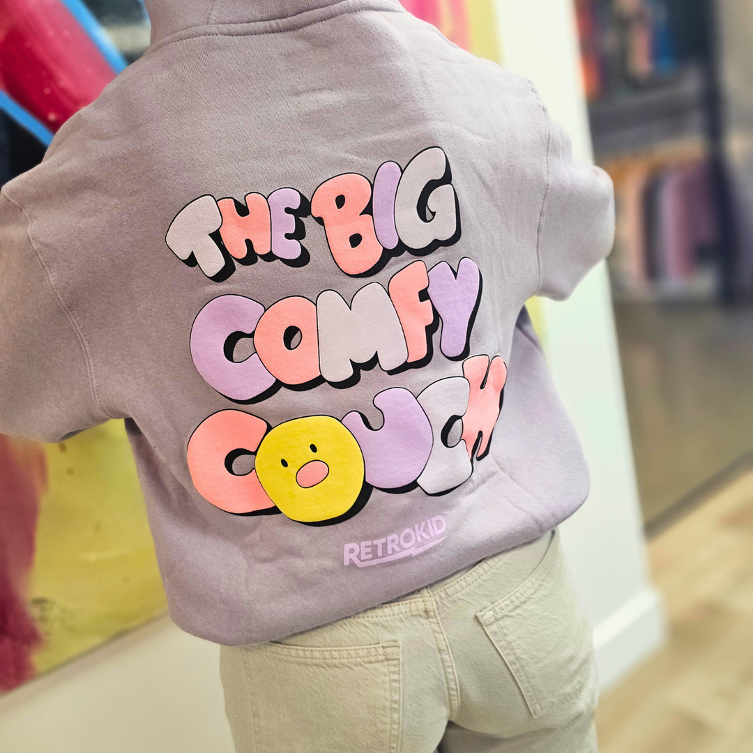 Big Comfy Couch Sun & Moon Hoodie - Lilac
