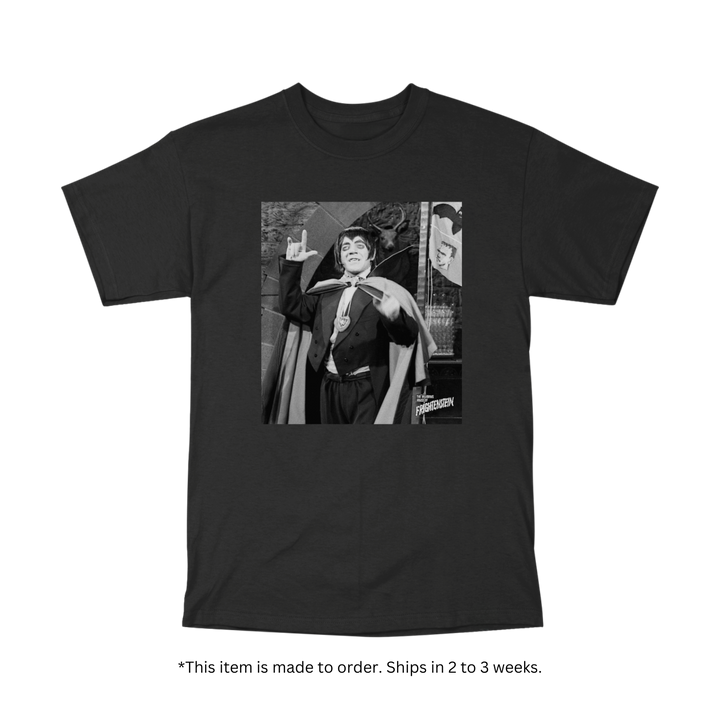 Hilarious House of Frightenstein Count T-Shirt - Black [Made to Order]