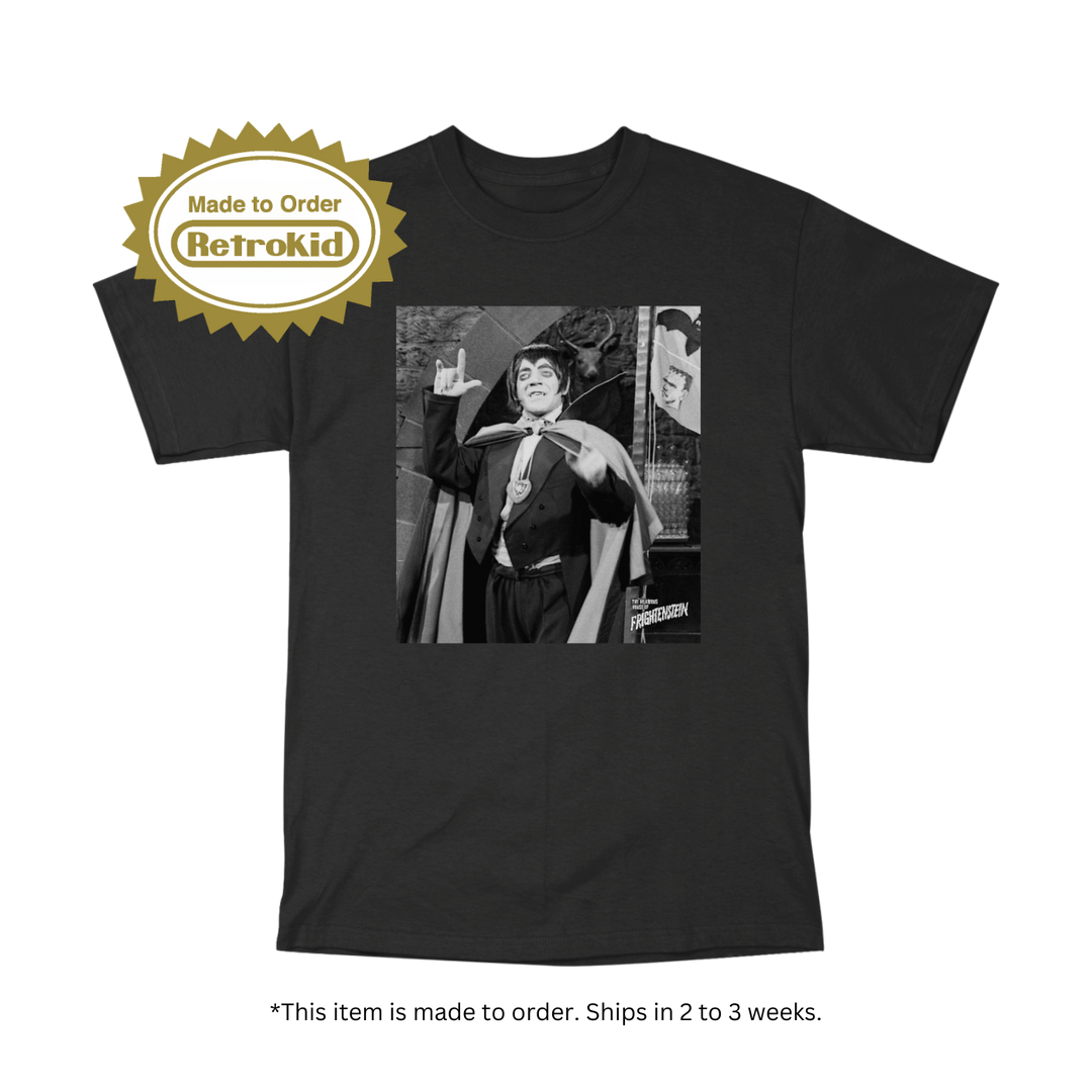 Hilarious House of Frightenstein Count T-Shirt - Black [Made to Order]