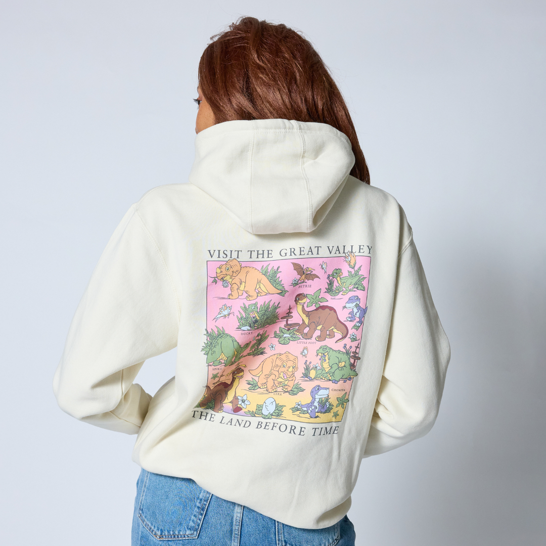 The Land Before Time Great Valley Hoodie - Bone