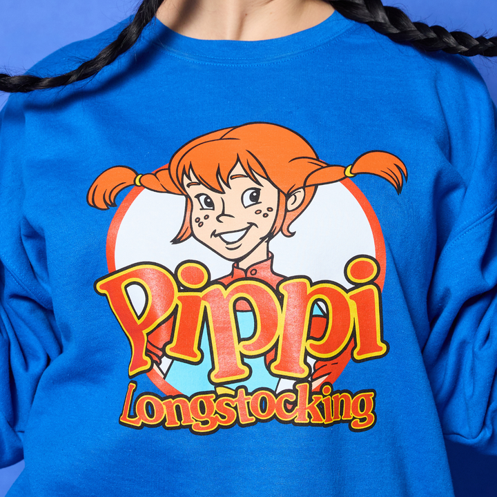 Nelvana Pippi Longstocking Crewneck - Royal Blue