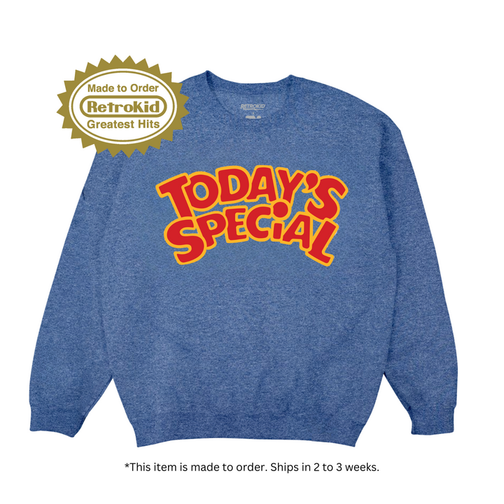 TVO Today's Special Crew Sweater - Royal Heather (Made to Order)