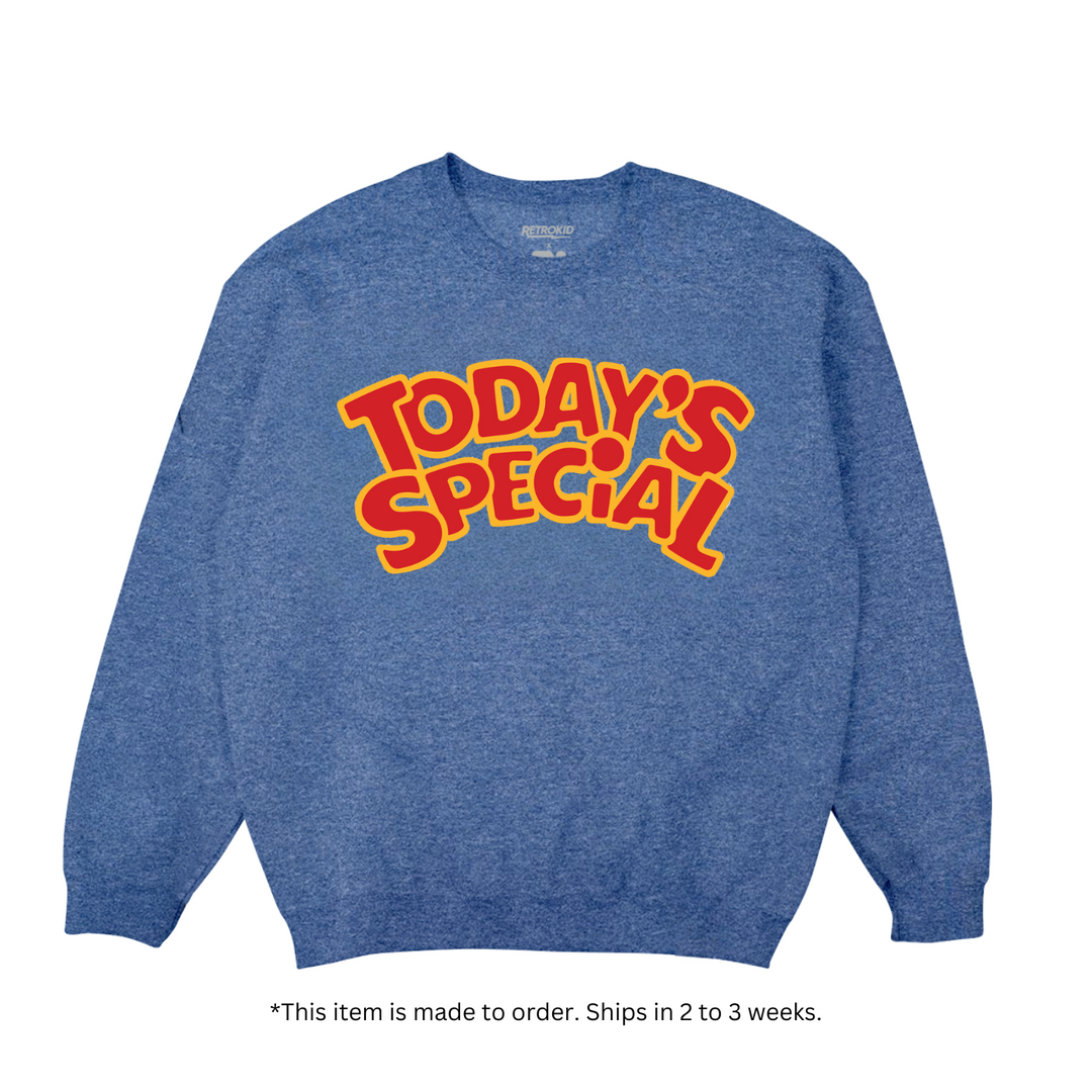 TVO Today's Special Crew Sweater - Royal Heather (Made to Order)