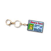 Arthur Library Card Keychain