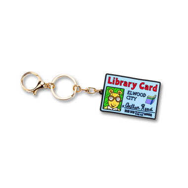 Arthur Library Card Keychain