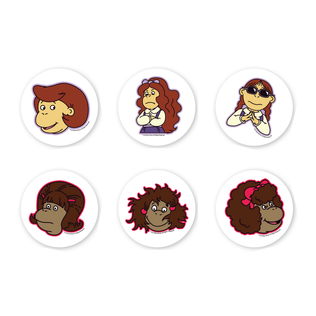 Arthur Besties Sticker Pack (6-Pack)