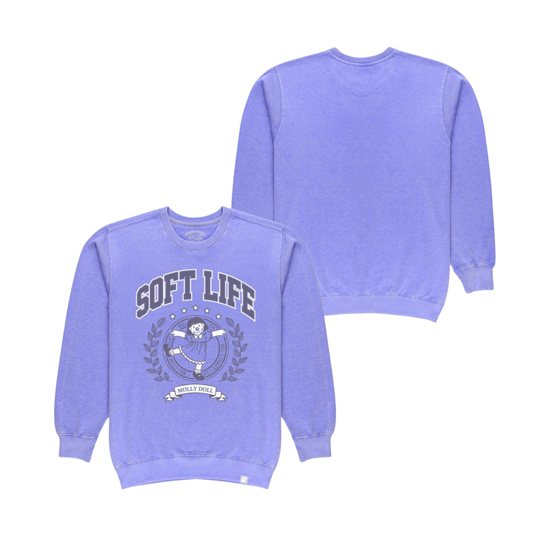 Big Comfy Couch Soft Life Crewneck - Lavender