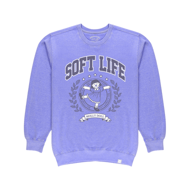 Big Comfy Couch Soft Life Crewneck - Lavender