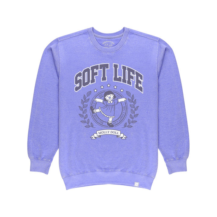 Big Comfy Couch Soft Life Crewneck - Lavender