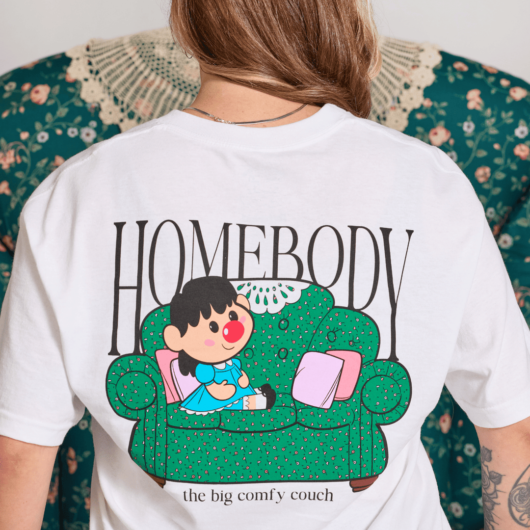 Big Comfy Couch Homebody T-Shirt - White