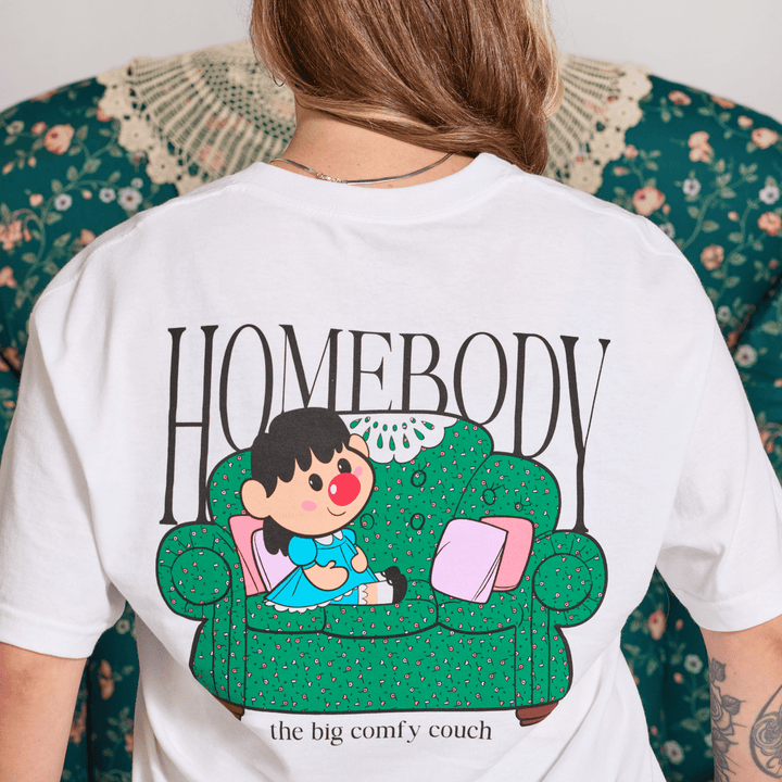 Big Comfy Couch Homebody T-Shirt - White