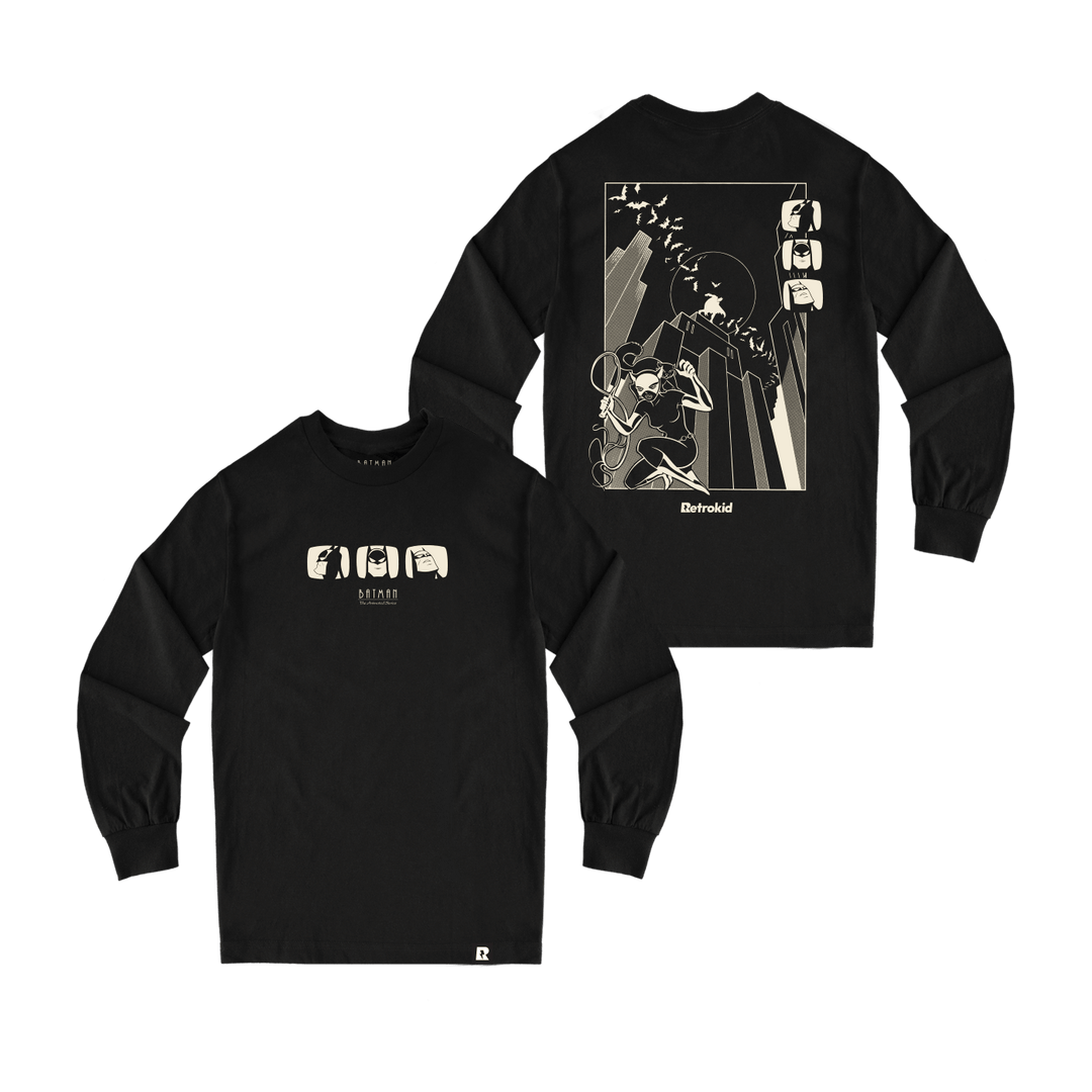 Batman The Animated Series Noir Long Sleeve - Black